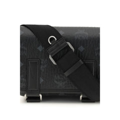 MCM Black Fabric Shoulder Bag