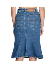 PINKO Blue Denim Skirt