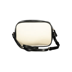 Mario Valentino Beige Cotton Women Shoulder Bag