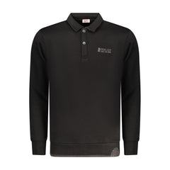 Rifle Nero Cotton Men Polo Shirt