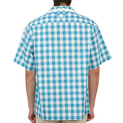 Prada Blue Cotton Pattern Shirt