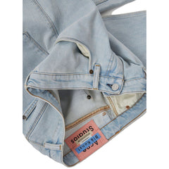 Acne Studios Blue Cotton Skinny Jeans