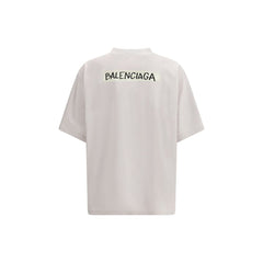 Balenciaga White Cotton T-Shirt