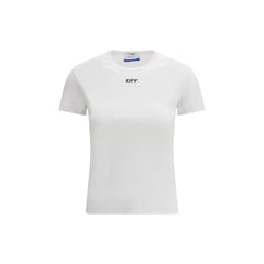 Off-White White Cotton T-Shirt
