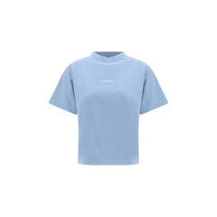 Balenciaga Light Blue Cotton T-Shirt