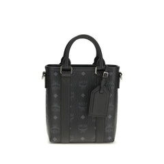 MCM Black Fabric Shoulder Bag