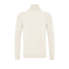 Gran Sasso White Wool Turtleneck
