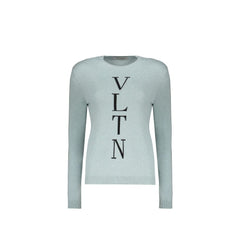 Valentino Blue Angora Sweatshirt