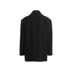 Valentino Black Silk Jackets And Coat