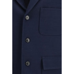 Gucci Blue Cotton Coat