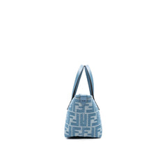 Fendi Blue Cotton Handbag