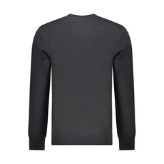 North Sails Black Cotton Men Sweatshirt