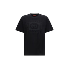 Gucci Black Cotton T-Shirt