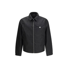 Prada Black Recycled Polyamide Full-Length Jacket
