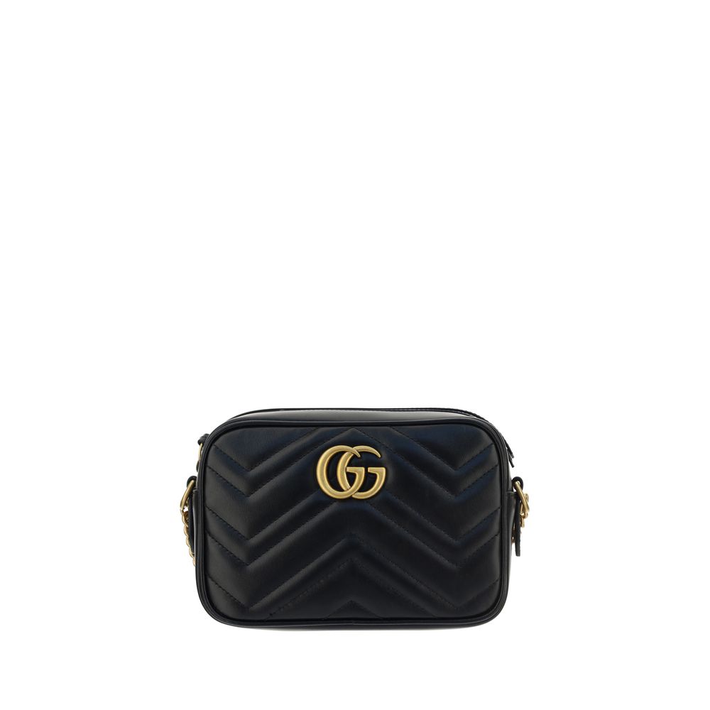Gucci Black Leather Shoulder Bag