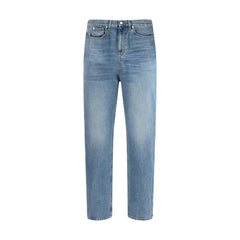 Gucci Light Blue Cotton Slim Fit Jeans