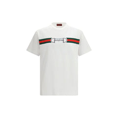 Gucci White Cotton T-Shirt