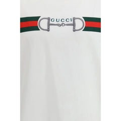 Gucci White Cotton T-Shirt