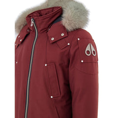 Moose Knuckles Red Nylon Parka