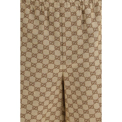 Gucci Beige Linen Bermuda Shorts