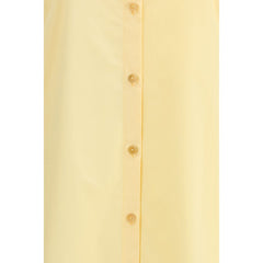 Khaite Bicolor Cotton Casual Dress