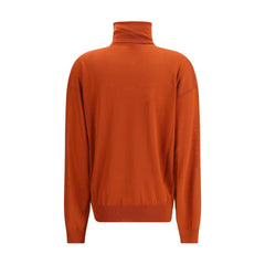 Saint Laurent Bordeaux Wool Turtleneck