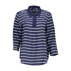 Gant Blue Viscose Women Polo Shirt