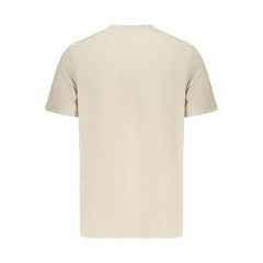 Hugo Boss Beige Cotton Men T-Shirt