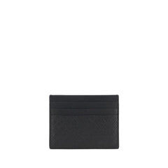 Ferragamo Black Calf Leather Bos Taurus Wallet