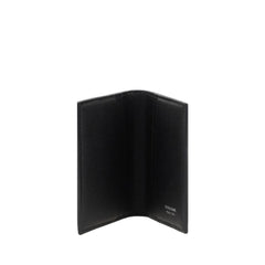 Ferragamo Black Calf Leather Bos Taurus Wallet