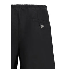 Prada Black Recycled Polyamide Swim Shorts