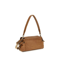 Prada Beige Calf Leather Bos Taurus Shoulder Bag