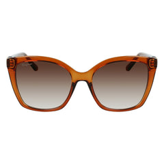 Ferragamo Brown Injected Sunglasses