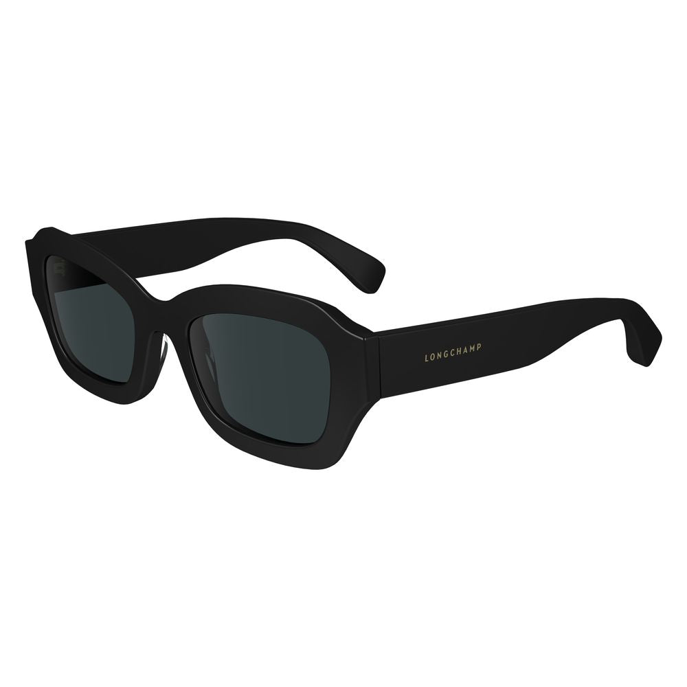 Longchamp Black Acetate Sunglasses