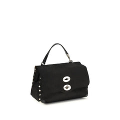 Zanellato Black Calf Leather Bos Taurus Handbag