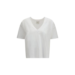 Loulou De Saison White Cotton Long Sleeve T-Shirt