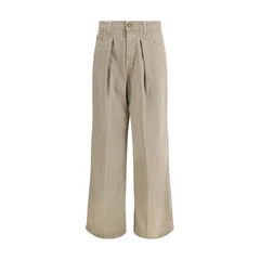 Haikure Beige Cotton Jeans Denim