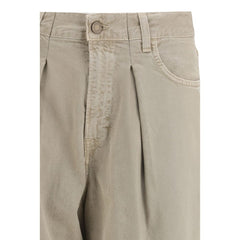 Haikure Beige Cotton Jeans Denim