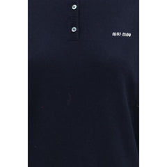 Miu Miu Blue Cashmere Sweatshirt