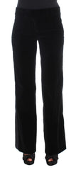 Ermanno Scervino Black Viscose Pants