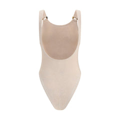Hunza G Beige Polyamide One-Piece Swimsuit