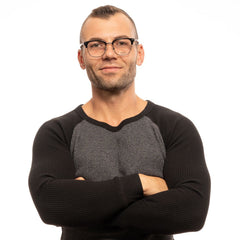 Lozza Black Metal & Plastic Glasses (Frames)