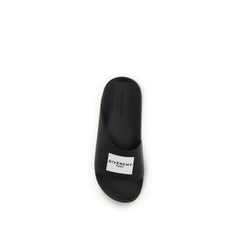 Givenchy Black Rubber Sandals