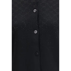 Gucci Black Wool Cardigan