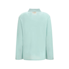 Guest in Residence Blue Cashmere Dress Shirt