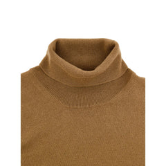 Gran Sasso Brown Wool Turtleneck