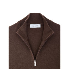 Gran Sasso Brown Wool Cardigan