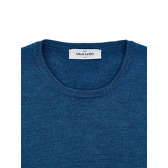 Gran Sasso Blue Wool Sweatshirt