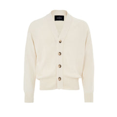 Gran Sasso White Cotton Cardigan