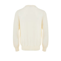 Gran Sasso White Wool Cardigan
